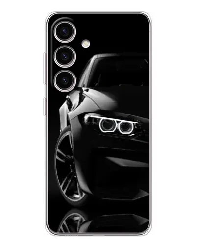 Чехол для Samsung Galaxy S25 FE с картинкой «Черная BMW — профиль» Чехол для Samsung Galaxy S25 FE с картинкой «Черная BMW — профиль»