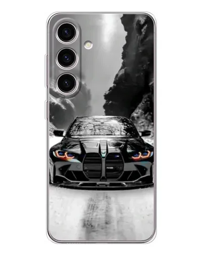 Чехол для Samsung Galaxy S25 FE с картинкой «BMW — акварельный дрифт» Чехол для Samsung Galaxy S25 FE с картинкой «BMW — акварельный дрифт»