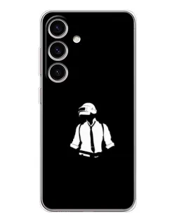 Чехол для Samsung Galaxy S25 FE с картинкой «PUBG — белый шлем»