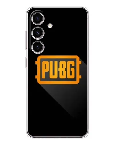Чехол для Samsung Galaxy S25 FE с картинкой «PUBG — рамка лого»