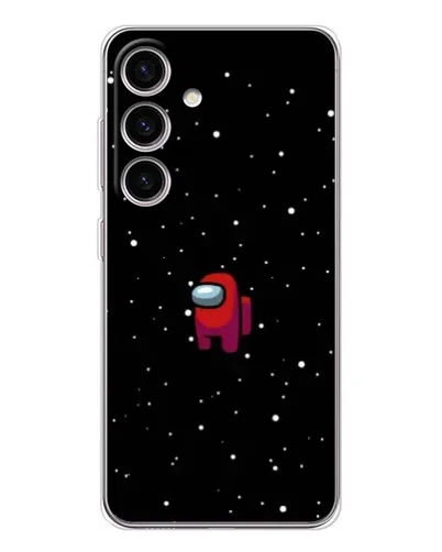 Чехол для Samsung Galaxy S25 FE с картинкой «Красный Among Us»