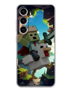 Чехол для Samsung Galaxy S25 FE с картинкой «Стив и гусь»