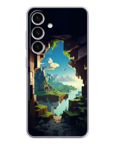 Чехол для Samsung Galaxy S25 FE с картинкой «Вид из пещеры»