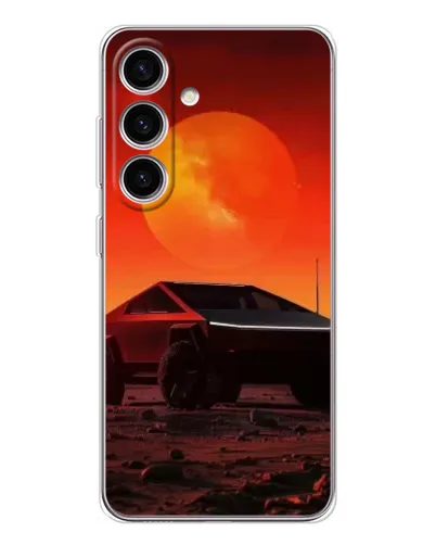 Чехол для Samsung Galaxy S25 FE с картинкой «Cybertruck на Марсе» Чехол для Samsung Galaxy S25 FE с картинкой «Cybertruck на Марсе»