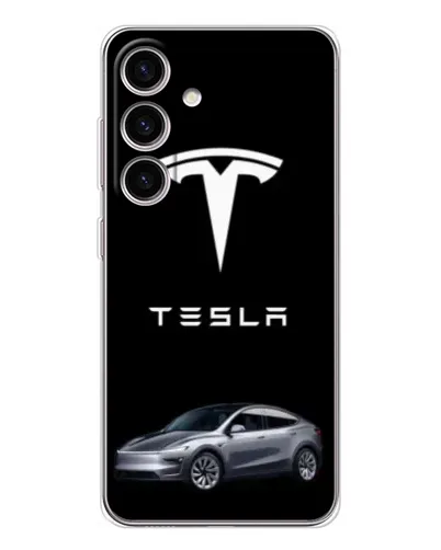 Чехол для Samsung Galaxy S25 FE с картинкой «Tesla Model Y» Чехол для Samsung Galaxy S25 FE с картинкой «Tesla Model Y»
