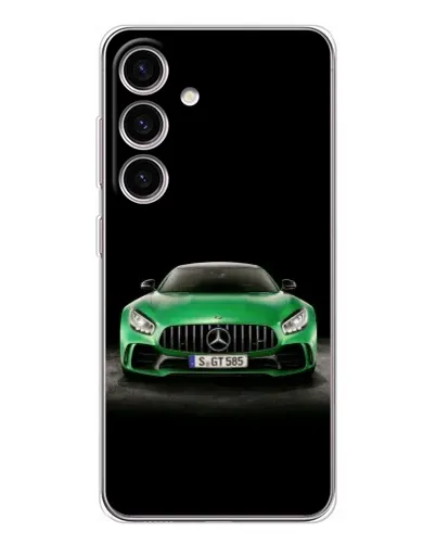 Чехол для Samsung Galaxy S25 FE с картинкой «Mercedes — неоновый лого» Чехол для Samsung Galaxy S25 FE с картинкой «Mercedes — неоновый лого»