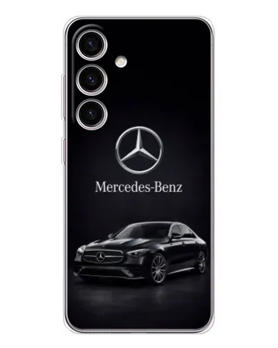 Чехол для Samsung Galaxy S25 FE с картинкой «Mercedes — решетка радиатора» Чехол для Samsung Galaxy S25 FE с картинкой «Mercedes — решетка радиатора»