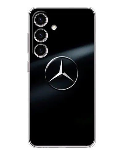 Чехол для Samsung Galaxy S25 FE с картинкой «Mercedes на металле» Чехол для Samsung Galaxy S25 FE с картинкой «Mercedes на металле»