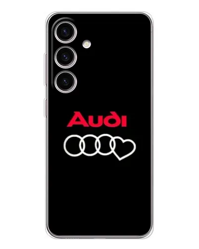 Чехол для Samsung Galaxy S25 FE с картинкой «Логотип Audi Heart»