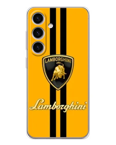 Чехол для Samsung Galaxy S25 FE с картинкой «Lamborghini Stripe желтый» Чехол для Samsung Galaxy S25 FE с картинкой «Lamborghini Stripe желтый»