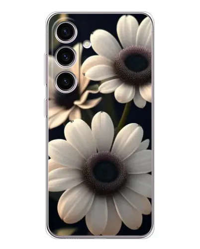 Чехол для Samsung Galaxy S25 FE с картинкой «Белые маргаритки макро» Чехол для Samsung Galaxy S25 FE с картинкой «Белые маргаритки макро»