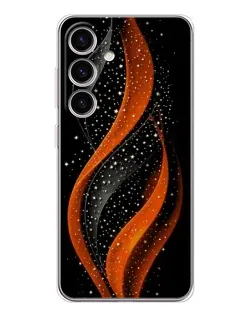Чехол для Samsung Galaxy S25 FE с картинкой «Огненная звездная волна»