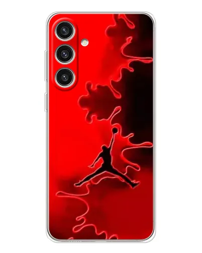 Чехол для Samsung Galaxy S25 Plus с картинкой «Jordan Red Smoke» Чехол для Samsung Galaxy S25 Plus с картинкой «Jordan Red Smoke»