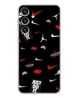Чехол для Samsung Galaxy S25 Plus с картинкой «Nike Mix Pattern» Чехол для Samsung Galaxy S25 Plus с картинкой «Nike Mix Pattern»