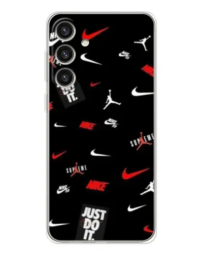Чехол для Samsung Galaxy S25 Plus с картинкой «Nike Mix Pattern» Чехол для Samsung Galaxy S25 Plus с картинкой «Nike Mix Pattern»