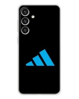 Чехол для Samsung Galaxy S25 Plus с картинкой «Adidas Cyan Logo»