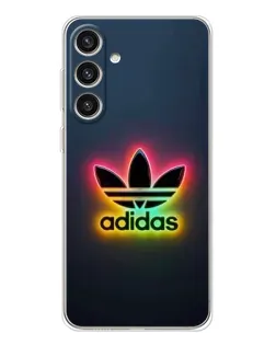 Чехол для Samsung Galaxy S25 Plus с картинкой «Неоновый Adidas»