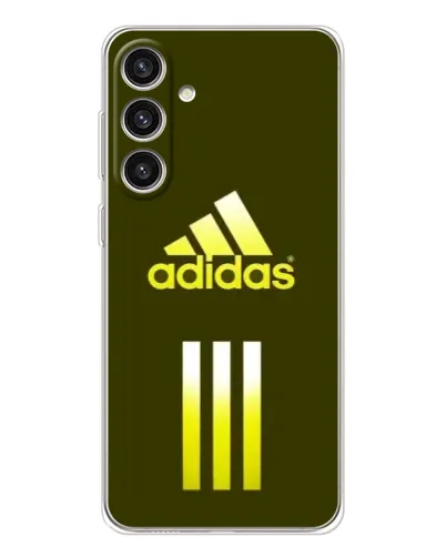 Чехол для Samsung Galaxy S25 Plus с картинкой «Оливковый градиент Adidas»