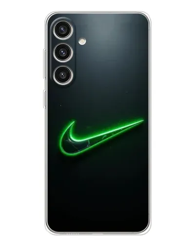 Чехол для Samsung Galaxy S25 Plus с картинкой «Неоновый контур Nike» Чехол для Samsung Galaxy S25 Plus с картинкой «Неоновый контур Nike»