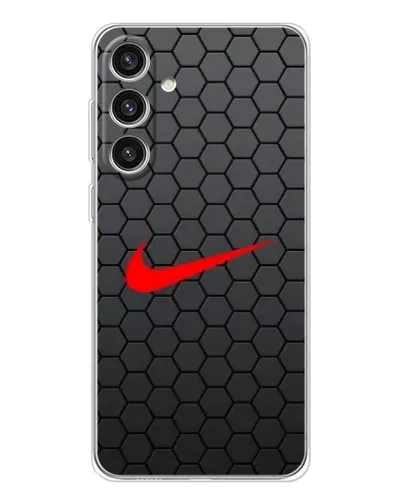 Чехол для Samsung Galaxy S25 Plus с картинкой «Nike — карбоновая сетка» Чехол для Samsung Galaxy S25 Plus с картинкой «Nike — карбоновая сетка»