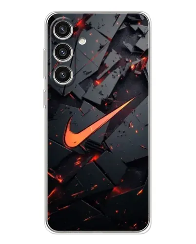 Чехол для Samsung Galaxy S25 Plus с картинкой «Nike — эффект разломов» Чехол для Samsung Galaxy S25 Plus с картинкой «Nike — эффект разломов»