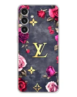 Чохол для Samsung Galaxy S25 Plus з картинкою «Квітковий Louis Vuitton»