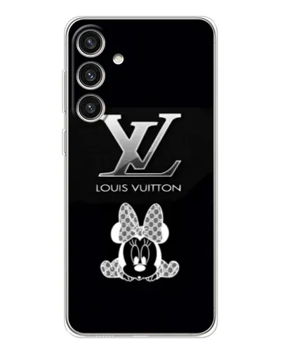 Чехол для Samsung Galaxy S25 Plus с картинкой «LV и Минни Маус»