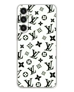 Чехол для Samsung Galaxy S25 Plus с картинкой «Монохромный хаос LV»