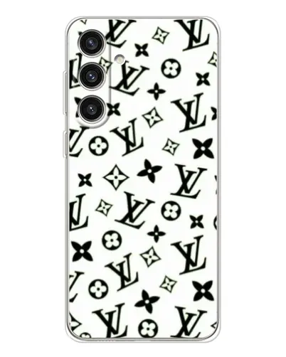 Чехол для Samsung Galaxy S25 Plus с картинкой «Монохромный хаос LV»