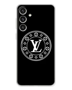Чехол для Samsung Galaxy S25 Plus с картинкой «LV — печать стиля»