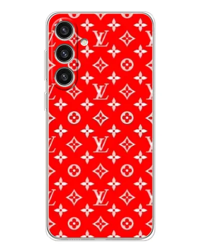 Чехол для Samsung Galaxy S25 Plus с картинкой «Яркий паттерн LV»