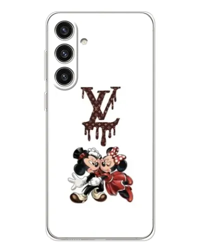 Чехол для Samsung Galaxy S25 Plus с картинкой «LV и Микки Маус»