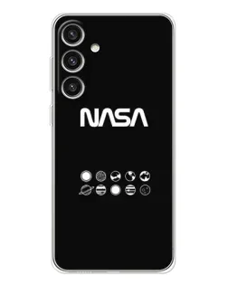 Чохол для Samsung Galaxy S25 Plus з картинкою «NASA — технічний принт» Чохол для Samsung Galaxy S25 Plus з картинкою «NASA — технічний принт»