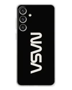 Чохол для Samsung Galaxy S25 Plus з картинкою «NASA — вертикальний логотип» Чохол для Samsung Galaxy S25 Plus з картинкою «NASA — вертикальний логотип»