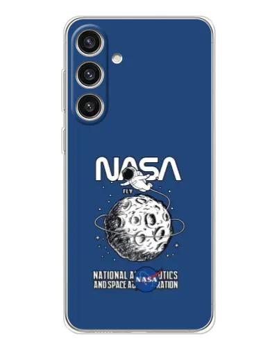 Чехол для Samsung Galaxy S25 Plus с картинкой «NASA — лунная миссия» Чехол для Samsung Galaxy S25 Plus с картинкой «NASA — лунная миссия»