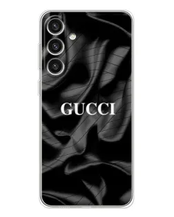 Чехол для Samsung Galaxy S25 Plus с картинкой «Gucci — шелковые волны»