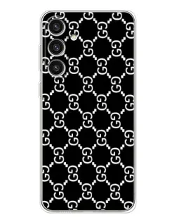 Чехол для Samsung Galaxy S25 Plus с картинкой «Gucci — сетчатый паттерн»
