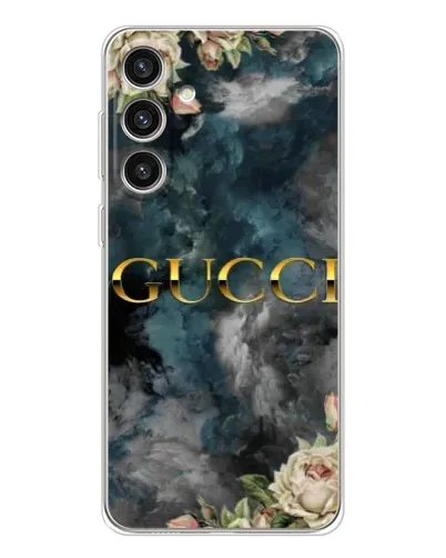 Чехол для Samsung Galaxy S25 Plus с картинкой «Абстрактные цветы Gucci» Чехол для Samsung Galaxy S25 Plus с картинкой «Абстрактные цветы Gucci»