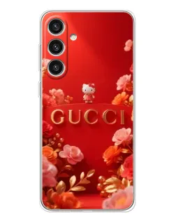 Чехол для Samsung Galaxy S25 Plus с картинкой «Gucci — золотой сад»