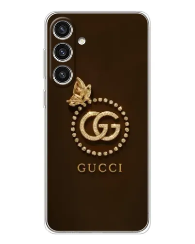Чехол для Samsung Galaxy S25 Plus с картинкой «Gucci — золотая бабочка» Чехол для Samsung Galaxy S25 Plus с картинкой «Gucci — золотая бабочка»