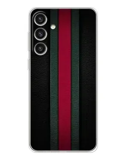 Чехол для Samsung Galaxy S25 Plus с картинкой «Gucci — неоновая линия»