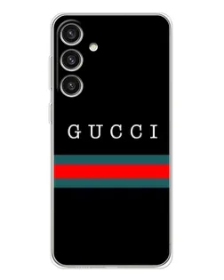 Чехол для Samsung Galaxy S25 Plus с картинкой «Gucci — красный пояс»