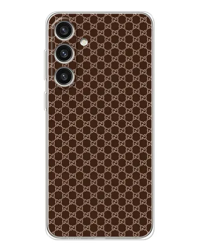 Чехол для Samsung Galaxy S25 Plus с картинкой «Gucci — шоколадная сетка» Чехол для Samsung Galaxy S25 Plus с картинкой «Gucci — шоколадная сетка»