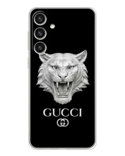 Чехол для Samsung Galaxy S25 Plus с картинкой «Gucci — серебряный лев» Чехол для Samsung Galaxy S25 Plus с картинкой «Gucci — серебряный лев»