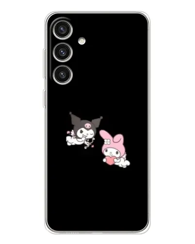 Чехол для Samsung Galaxy S25 Plus с картинкой «My Melody и Kuromi»