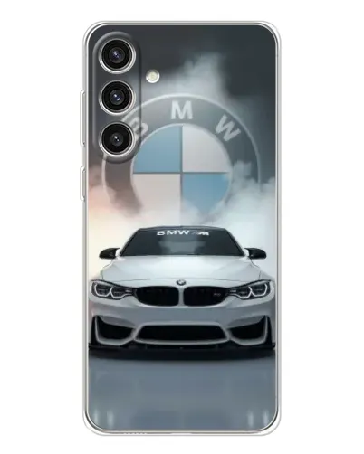 Чехол для Samsung Galaxy S25 Plus с картинкой «BMW в белом дыму» Чехол для Samsung Galaxy S25 Plus с картинкой «BMW в белом дыму»