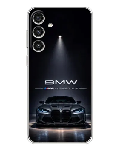 Чехол для Samsung Galaxy S25 Plus с картинкой «BMW сквозь ночной город» Чехол для Samsung Galaxy S25 Plus с картинкой «BMW сквозь ночной город»