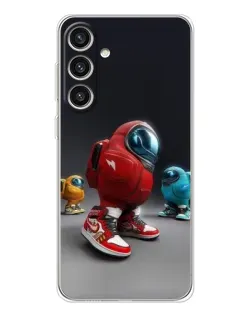 Чехол для Samsung Galaxy S25 Plus с картинкой «Among Us — 3D стиль» Чехол для Samsung Galaxy S25 Plus с картинкой «Among Us — 3D стиль»