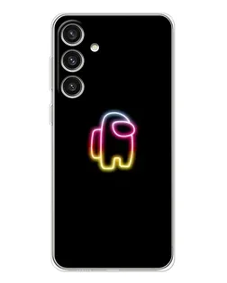 Чехол для Samsung Galaxy S25 Plus с картинкой «Among Us градиент» Чехол для Samsung Galaxy S25 Plus с картинкой «Among Us градиент»