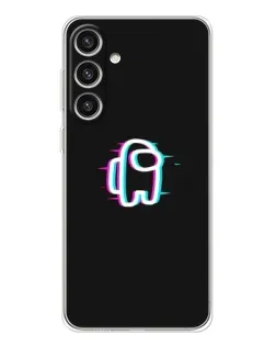 Чехол для Samsung Galaxy S25 Plus с картинкой «Among Us неон» Чехол для Samsung Galaxy S25 Plus с картинкой «Among Us неон»